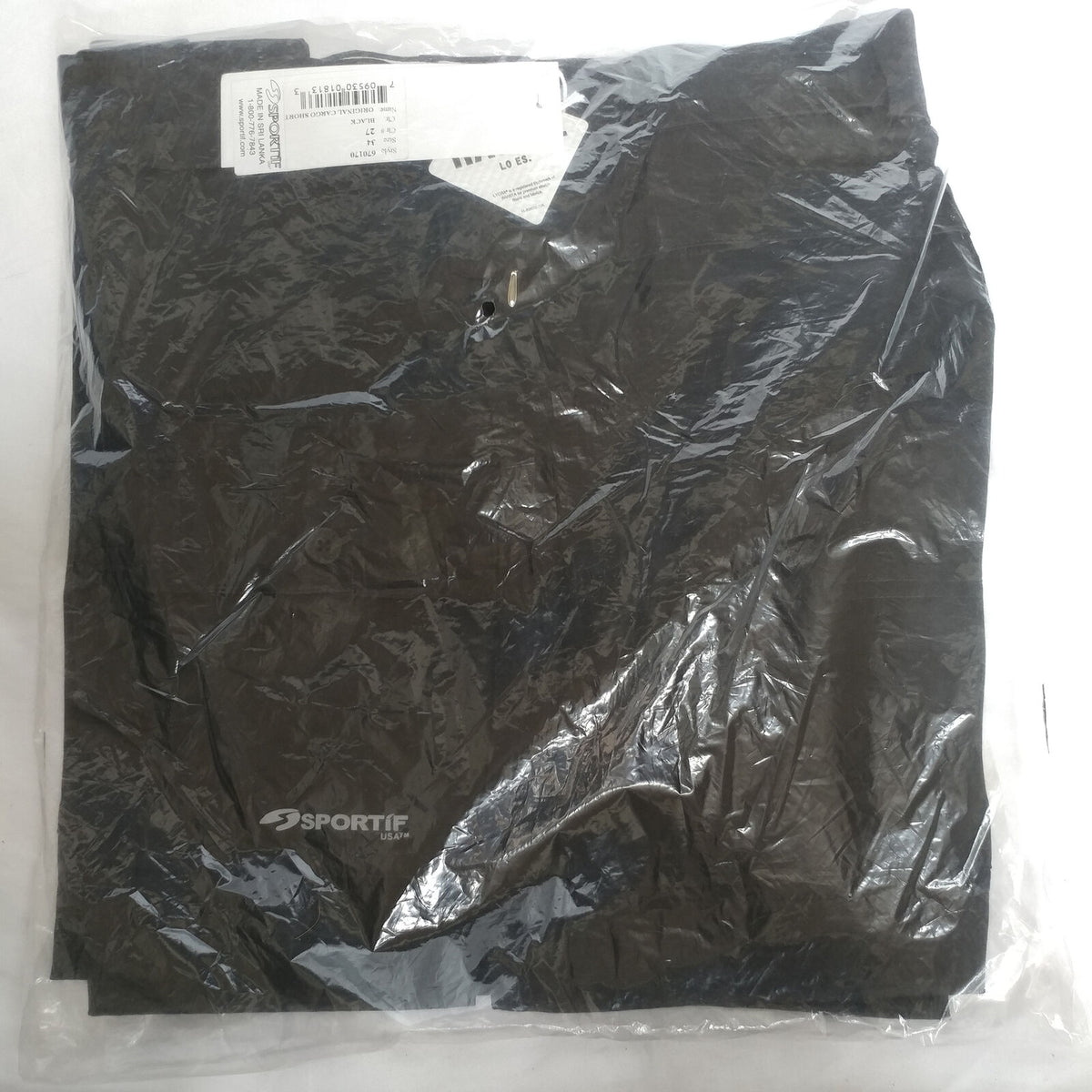 Sportif Original Cargo Shorts - Black - Size 34 - Style 670170