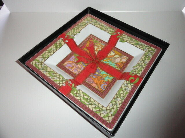 Versace by Rosenthal Christmas Magic Tray 8.5 inch
