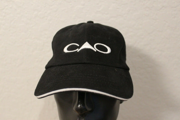 CAO Embroidered Black/White baseball cap