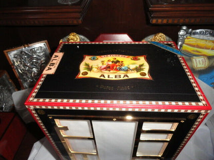 Elie Bleu Alba Black Sycamore Cabinet Humidor