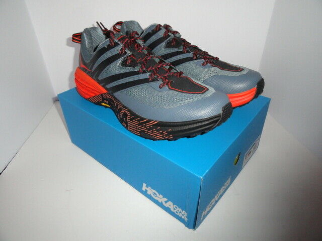 Hoka One Speedcoat 3 Gray and Orange  size 13 M
