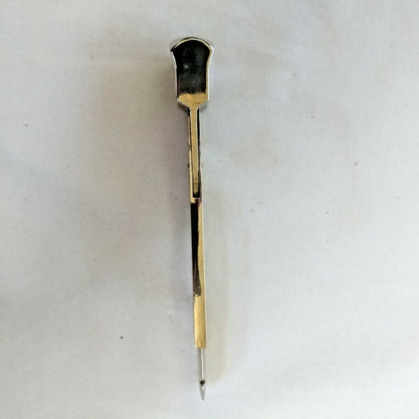 DETAILED METAL HANDLE CIGAR CUTTER DONATUS SOLINGEN GERMANY