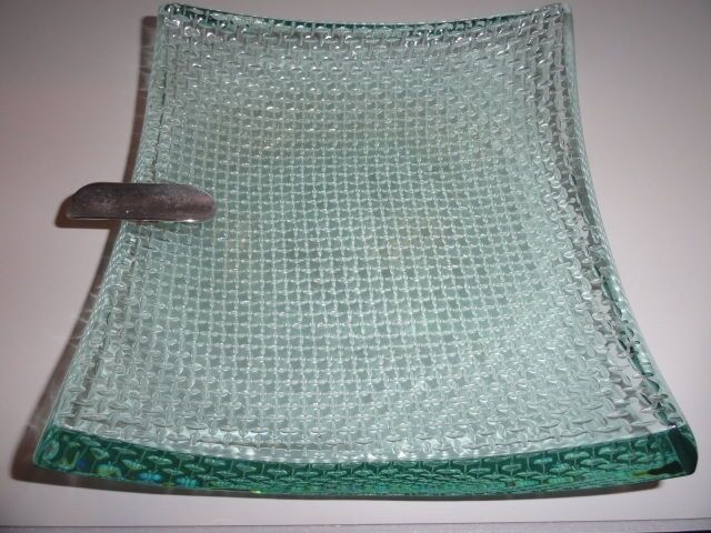 Stephen Schlanser Studio Art Glass Ashtray
