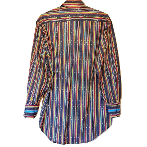 Robert Graham - Colorful Long Sleeve - Men's Medium Button Down Classic Fit
