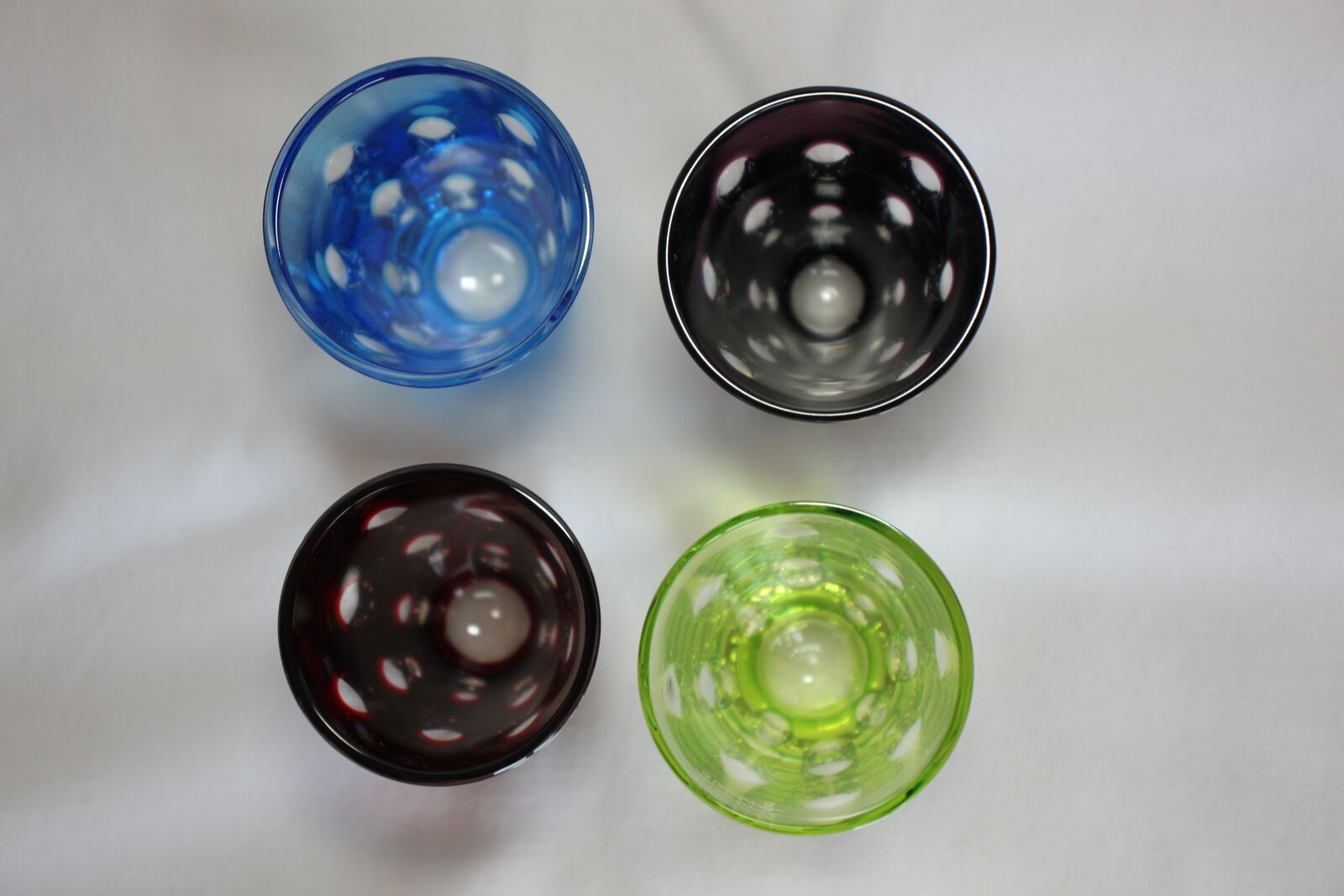 Faberge "Na Zdorovie" Bubble Vodka Shot Glasses- Set of 4 in original box