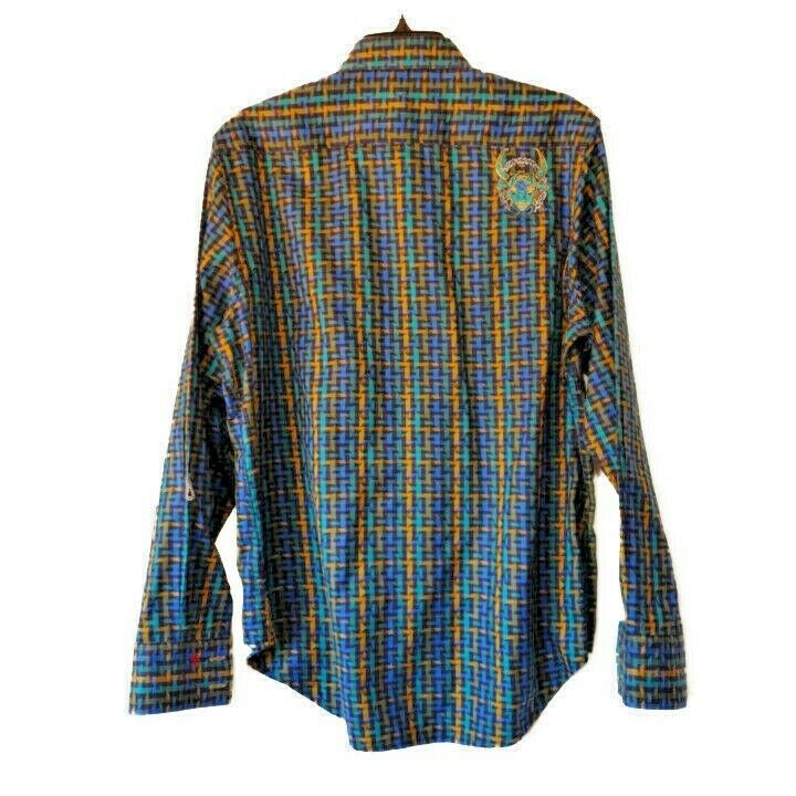 Robert Graham - Colorful Long Sleeve - Men's Medium Button Down Classic Fit