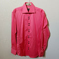 Debonair | Men's Pink Longsleeve Buttondown Casual Shirt | Sz. 3