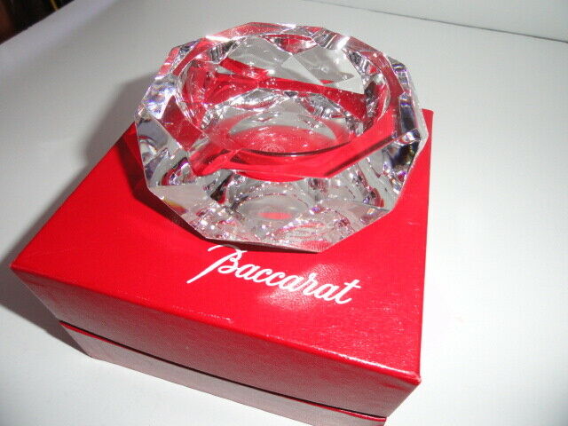 Baccarat Camel crystal ashtray 4" diameter no box