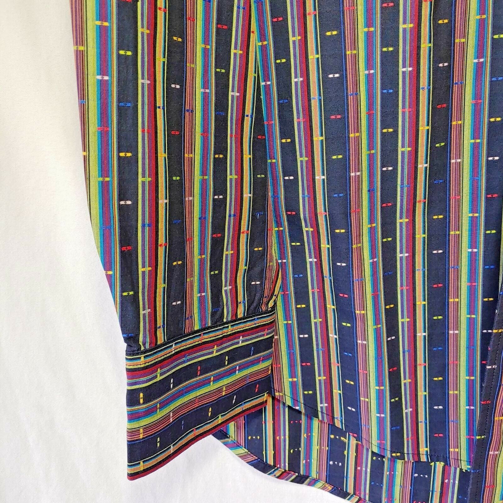 Robert Graham - Colorful Long Sleeve - Men's Medium Button Down Classic Fit