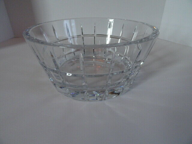 Faberge Metropolitan Clear Crystal Bowl 9" diameter