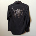 Artine | Men's Black Long sleeve Button down Casual Shirt