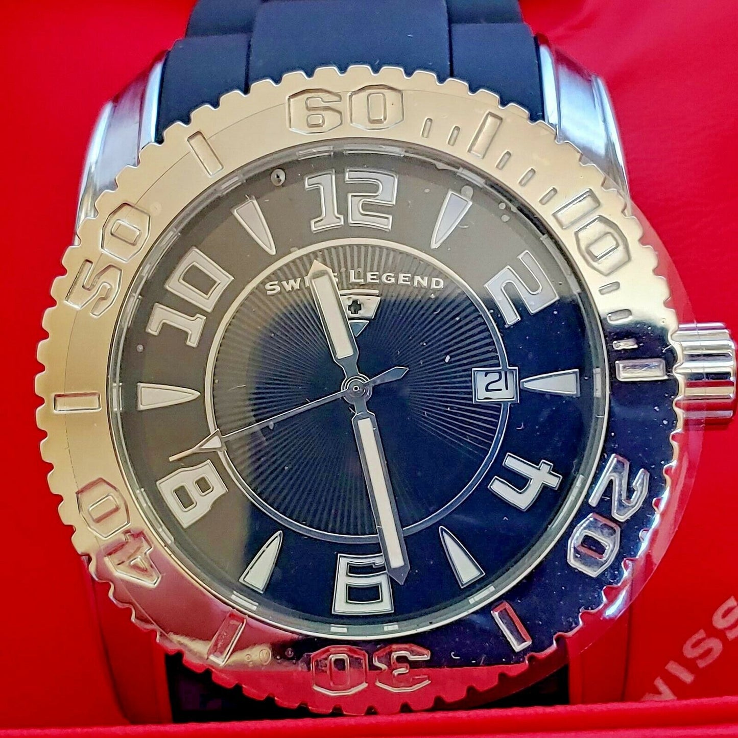 Swiss Legend | Commander SL-20068-01 Black Face and Band