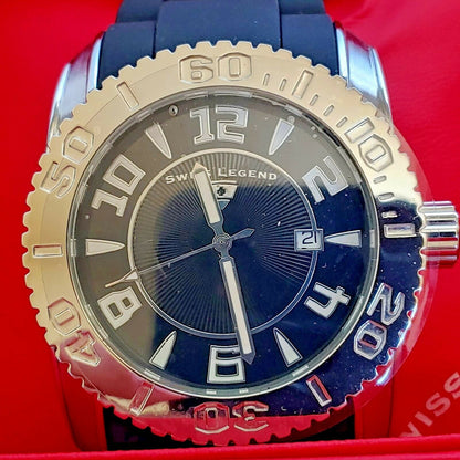 Swiss Legend | Commander SL-20068-01 Black Face and Band