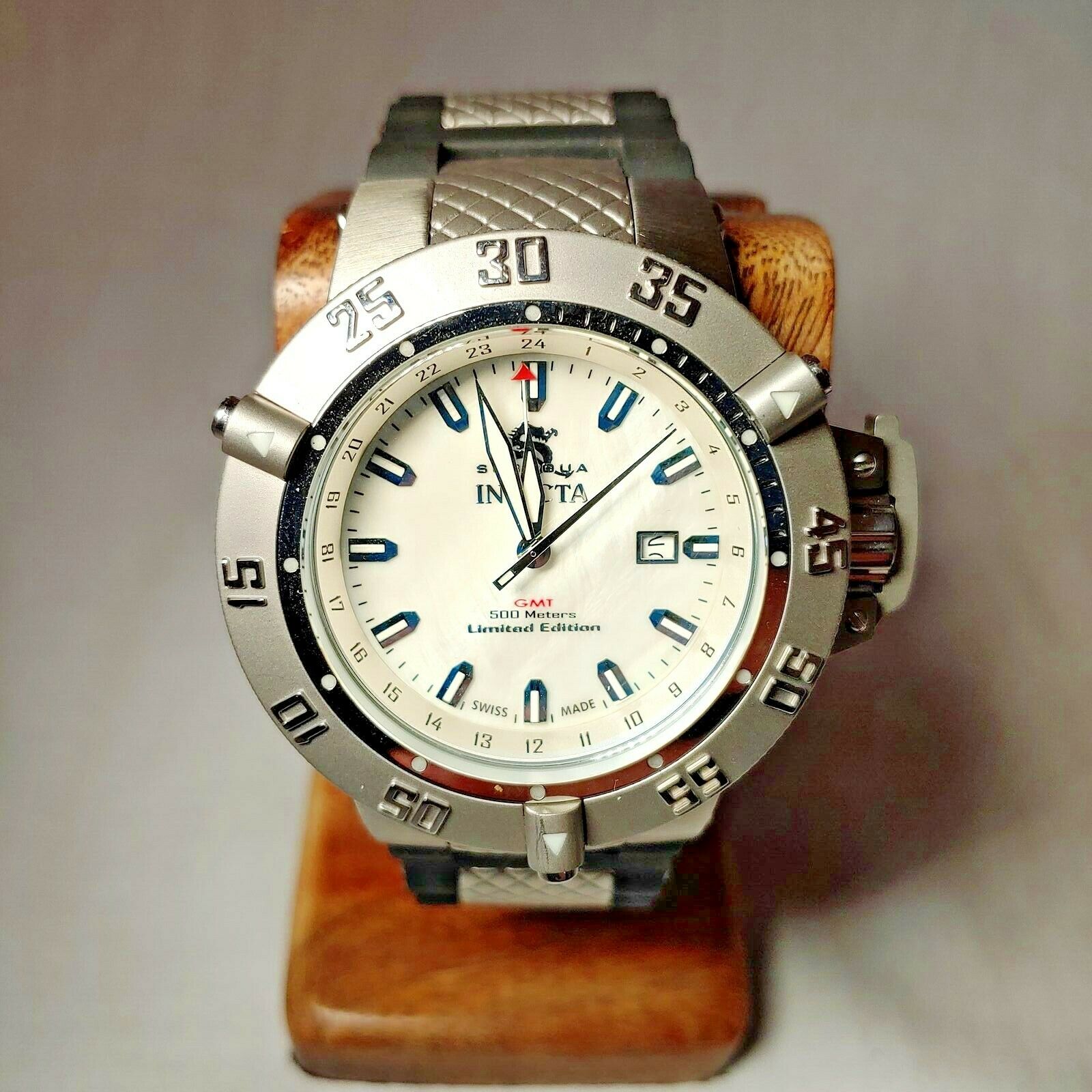 INVICTA SUBAQUA NOMA III MENS QUARTZ 50MM WHITE CASE STAINLESS STEEL DIAL