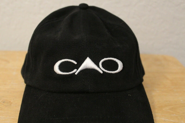 CAO Embroidered Black/White baseball cap