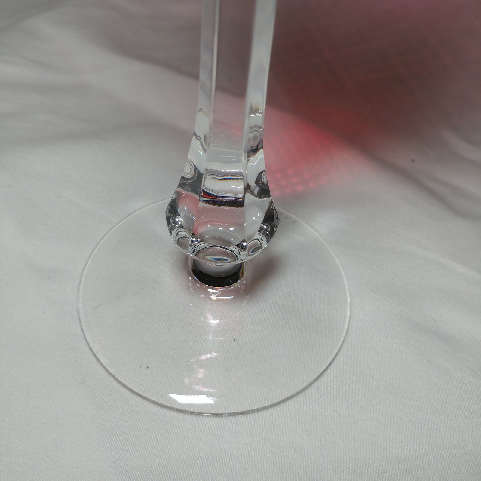 Faberge Odessa Cranberry Crystal Glass