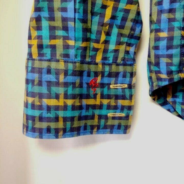 Robert Graham - Colorful Long Sleeve - Men's Medium Button Down Classic Fit