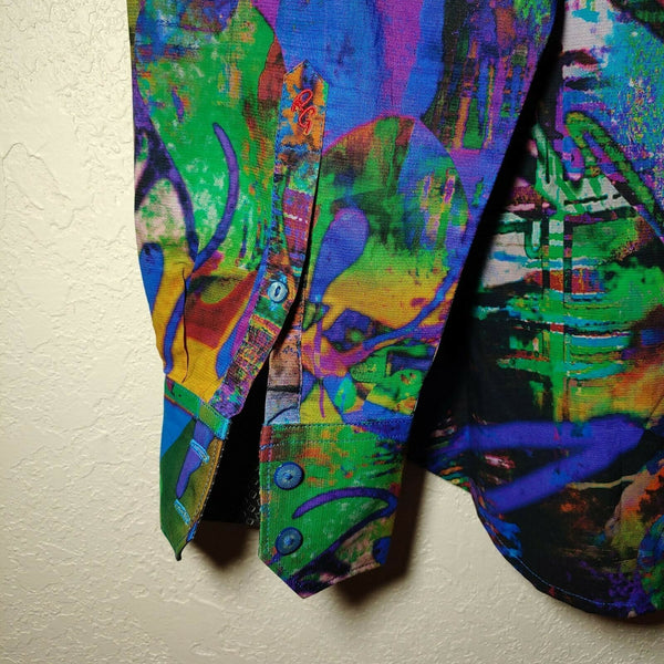 Robert Graham - Colorful Long Sleeve - Men's Medium Button Down Classic Fit