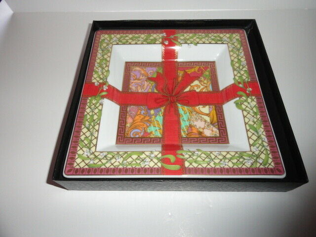 Versace by Rosenthal Christmas Magic Tray 8.5 inch