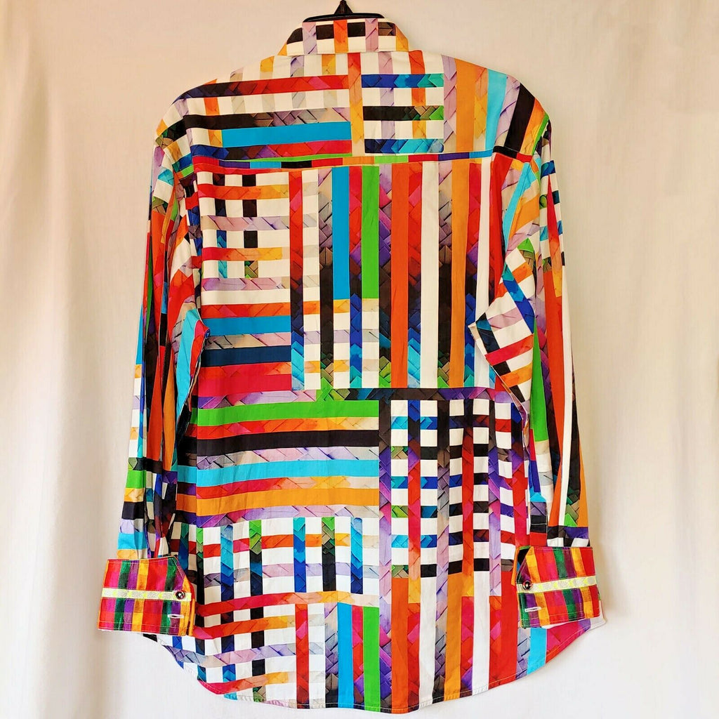 Robert Graham - Valley of the Kings - Men's Large Button Down Classic Fit