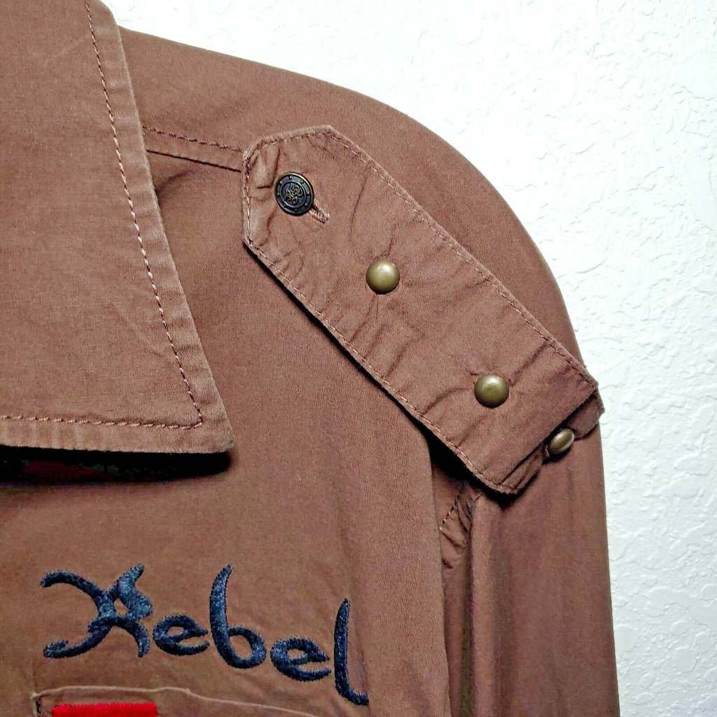 Rebel Spirit | Brown | King of Kings Shirt | Men's Medium