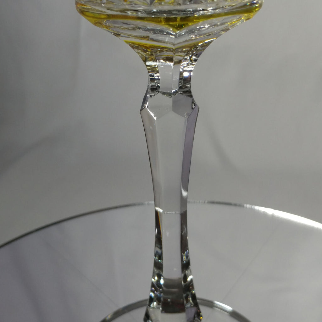 FABERGE | YELLOW XENIA IMPERIAL YELLOW GOLD CRYSTAL GOBLET | SINGLE
