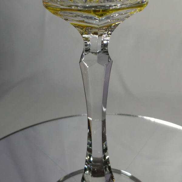FABERGE | YELLOW XENIA IMPERIAL YELLOW GOLD CRYSTAL GOBLET | SINGLE