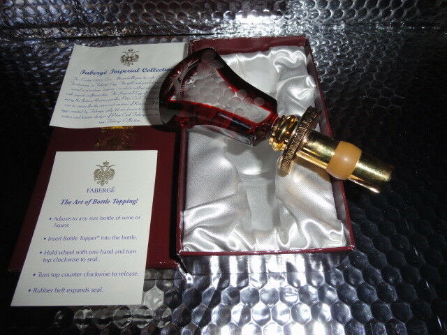 Fabergé Crystal Bottle Stopper