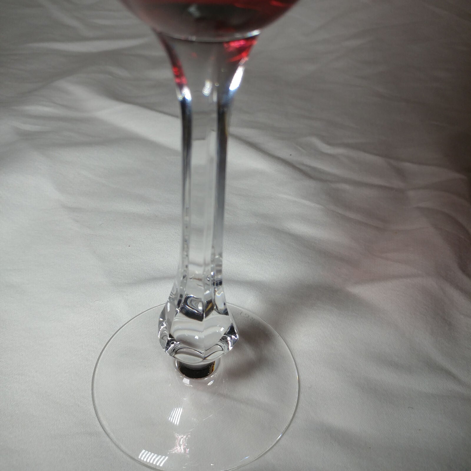 Faberge Odessa Cranberry Crystal Glass