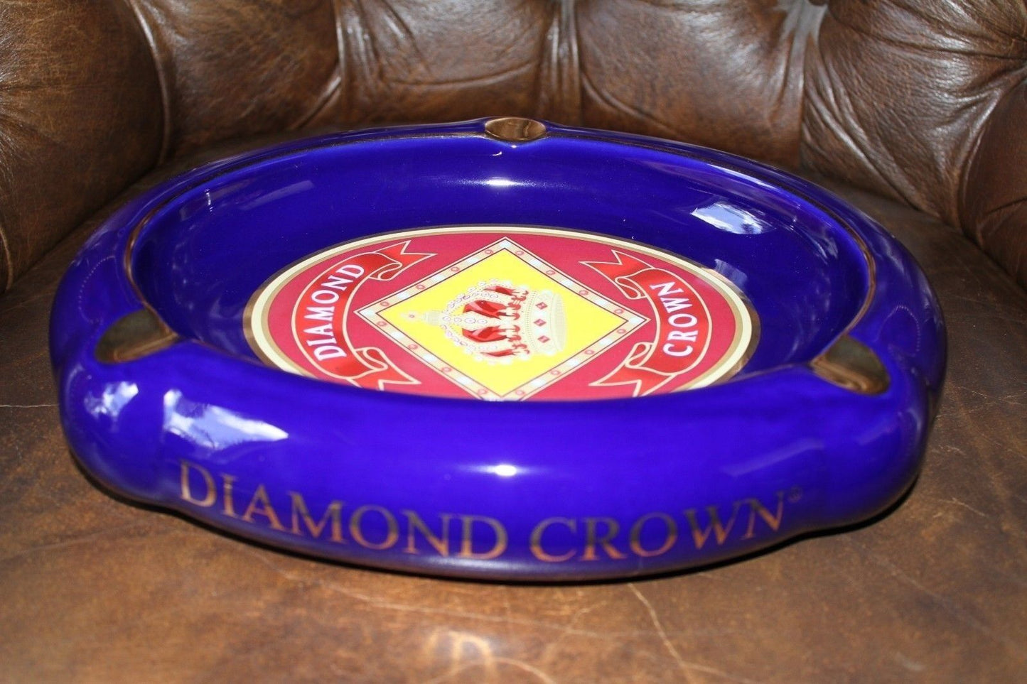 Diamond Crown Ceramic Ashtray