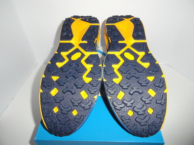 Hoka One Speedcoat 3 Blue & Gold size 13 M