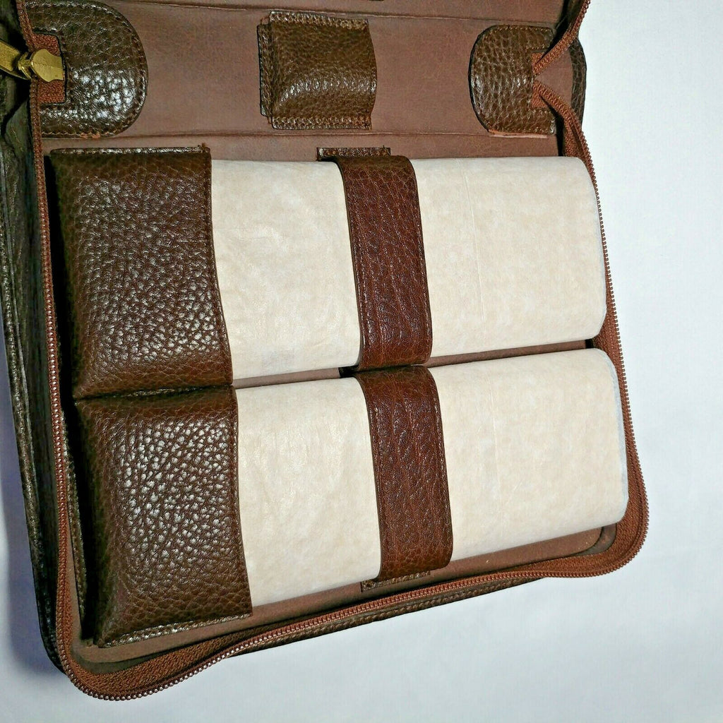 Pheasant by R.D.Gomez | Spain | Brown Leather Case | P.N: 601-Brown