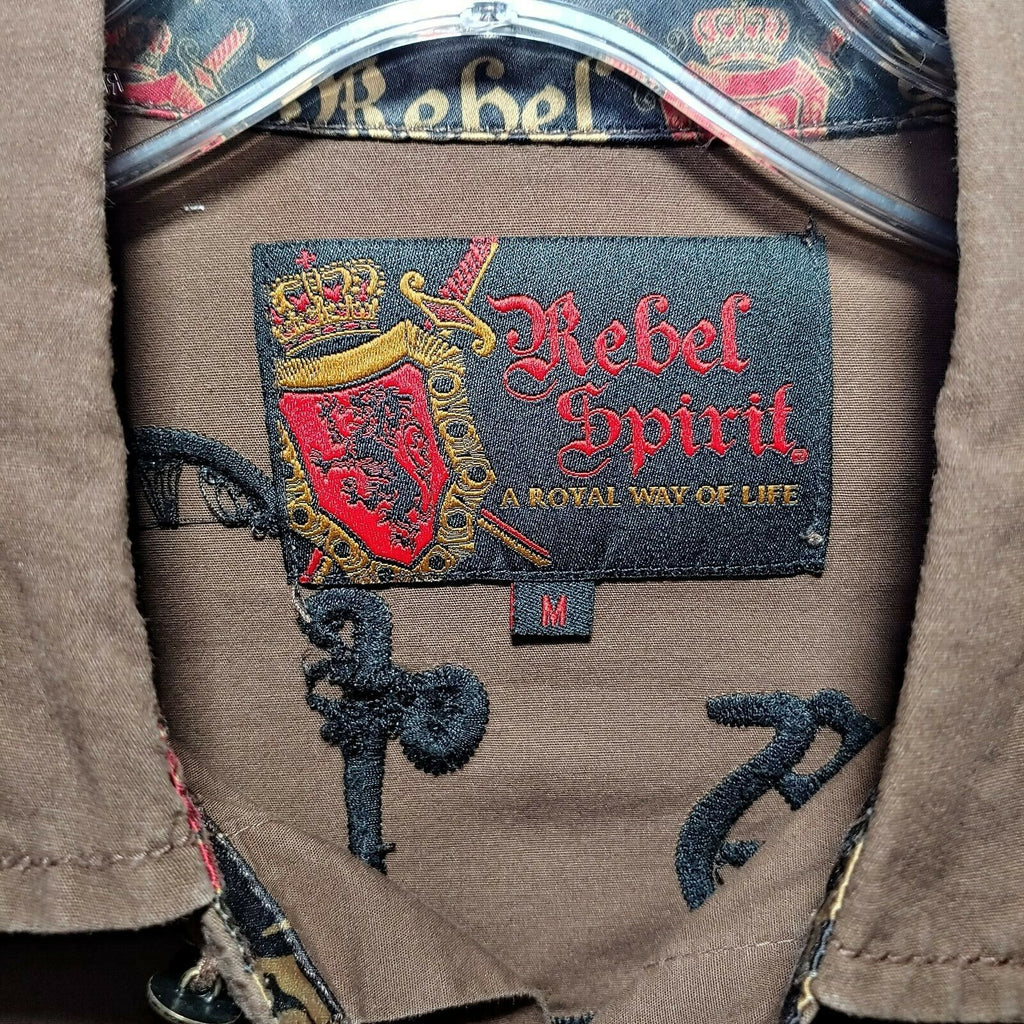 Rebel Spirit | Brown | King of Kings Shirt | Men's Medium