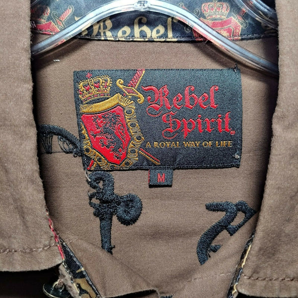 Rebel Spirit | Brown | King of Kings Shirt | Men's Medium