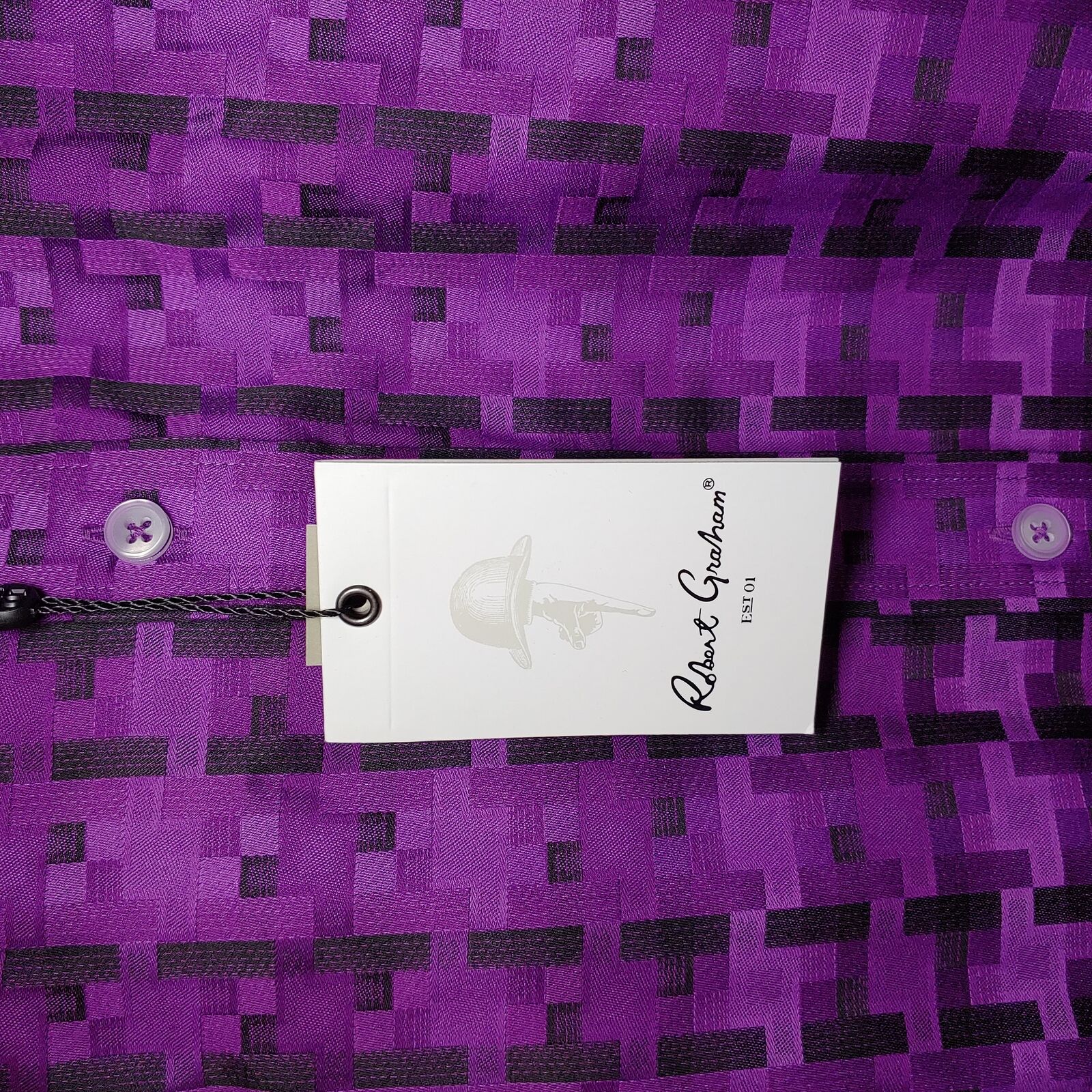 Robert Graham - Colorful Long Sleeve - Men's Medium Button Down Classic Fit