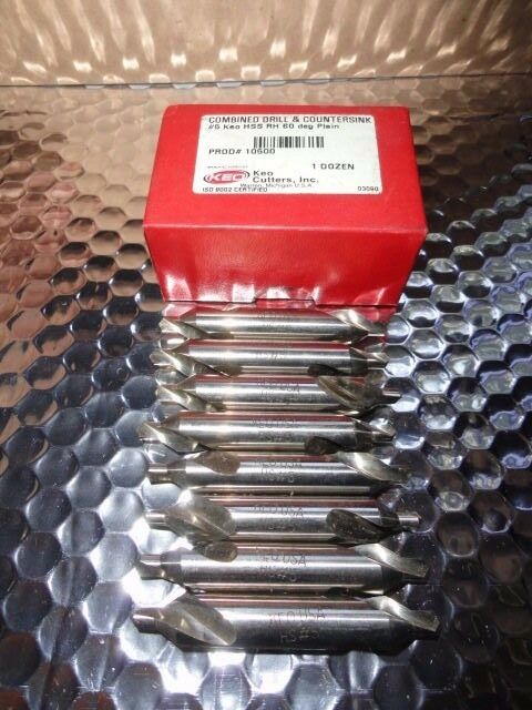 10500 combined drill & countersunk box of 8