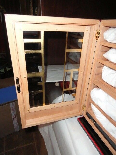 Elie Bleu Alba Black Sycamore Cabinet Humidor