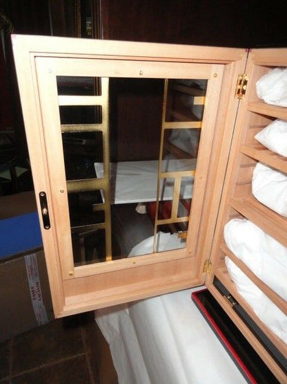 Elie Bleu Alba Black Sycamore Cabinet Humidor