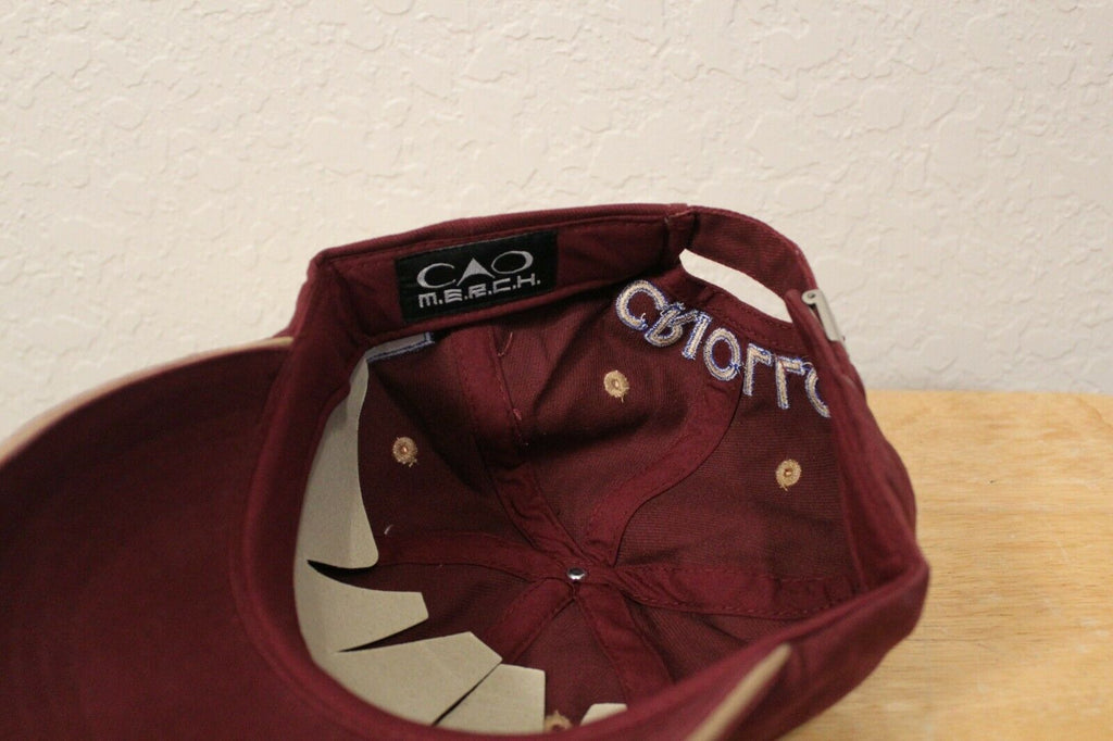 CAO Red Embroidered Baseball cap