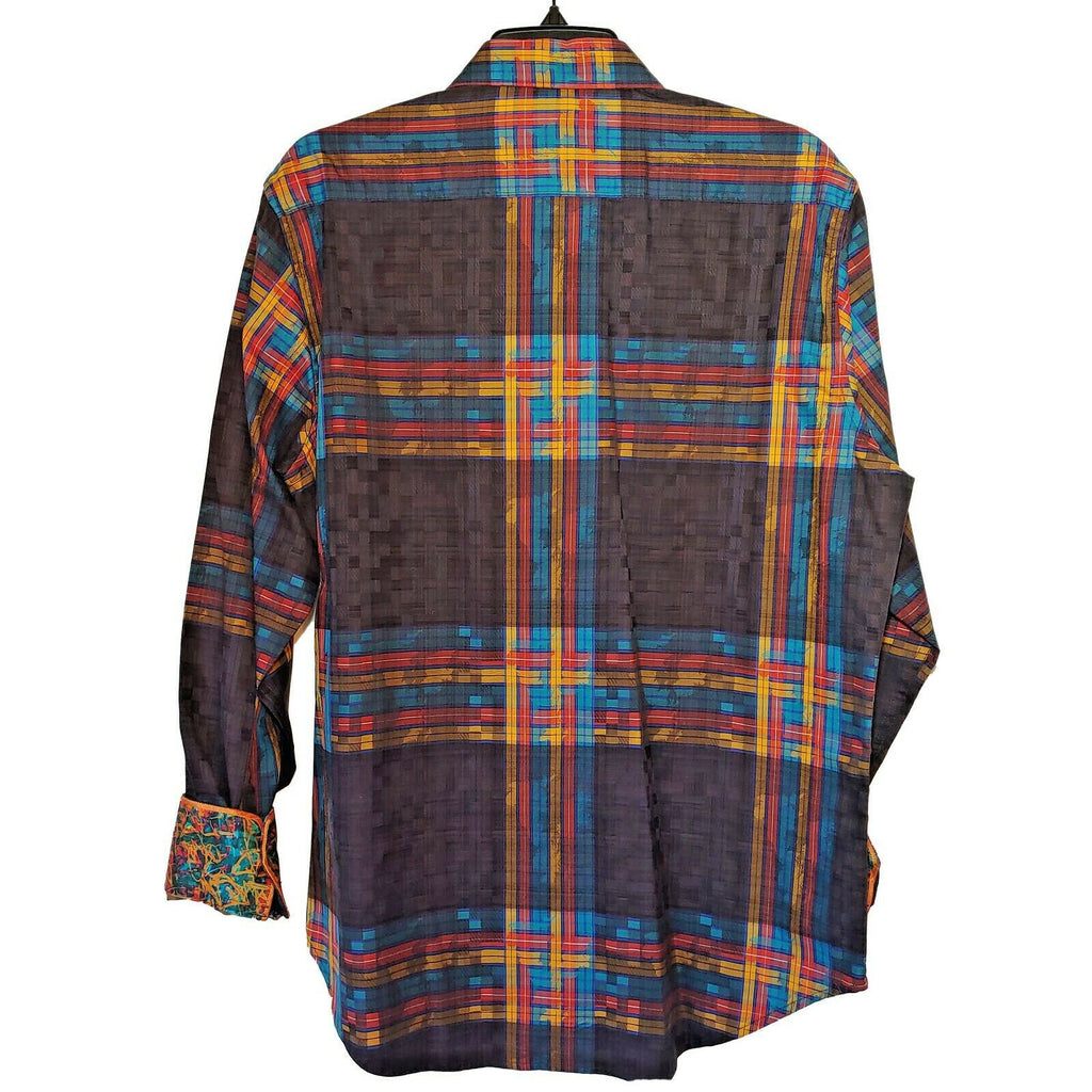 Robert Graham - Colorful Long Sleeve - Men's Medium Button Down Classic Fit