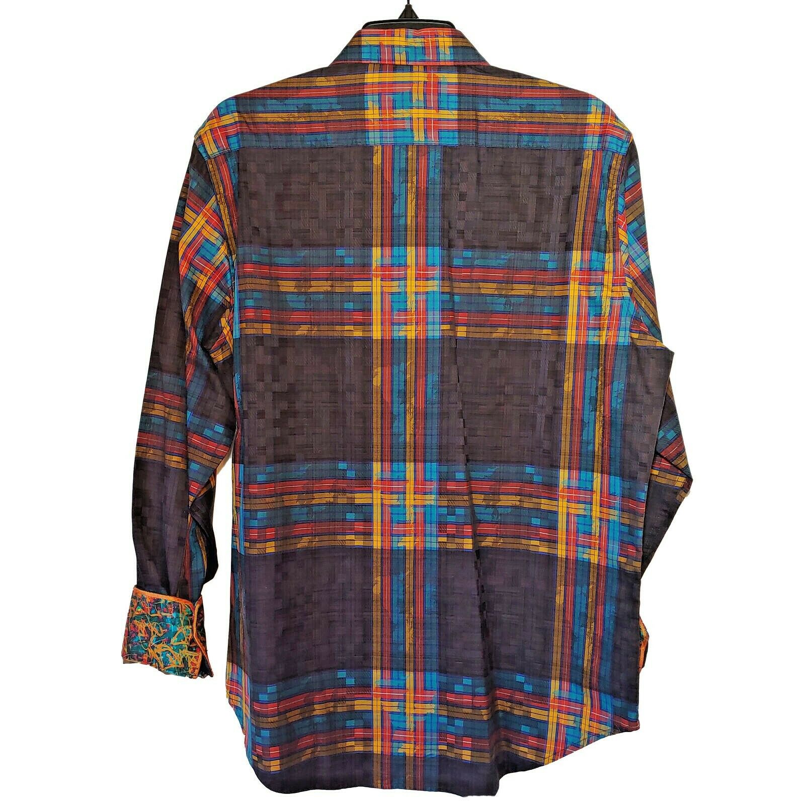 Robert Graham - Colorful Long Sleeve - Men's Medium Button Down Classic Fit