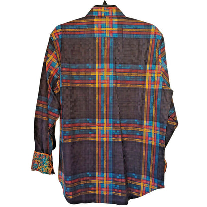 Robert Graham - Colorful Long Sleeve - Men's Medium Button Down Classic Fit