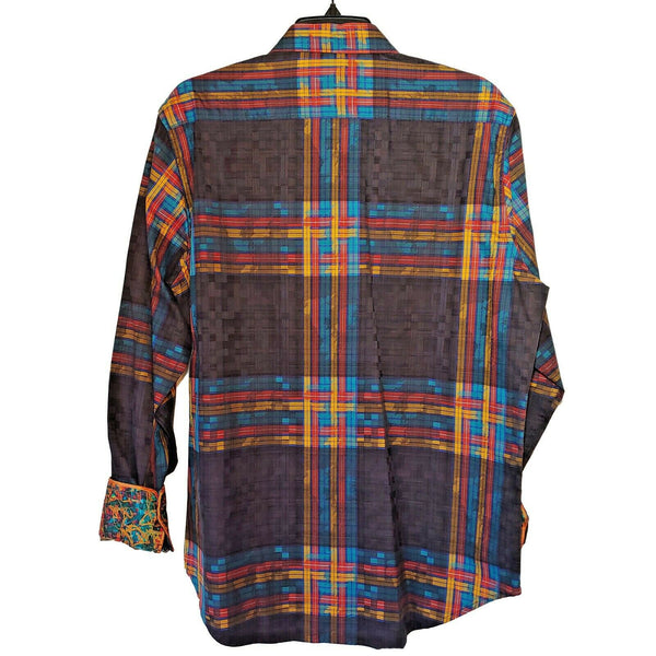 Robert Graham - Colorful Long Sleeve - Men's Medium Button Down Classic Fit