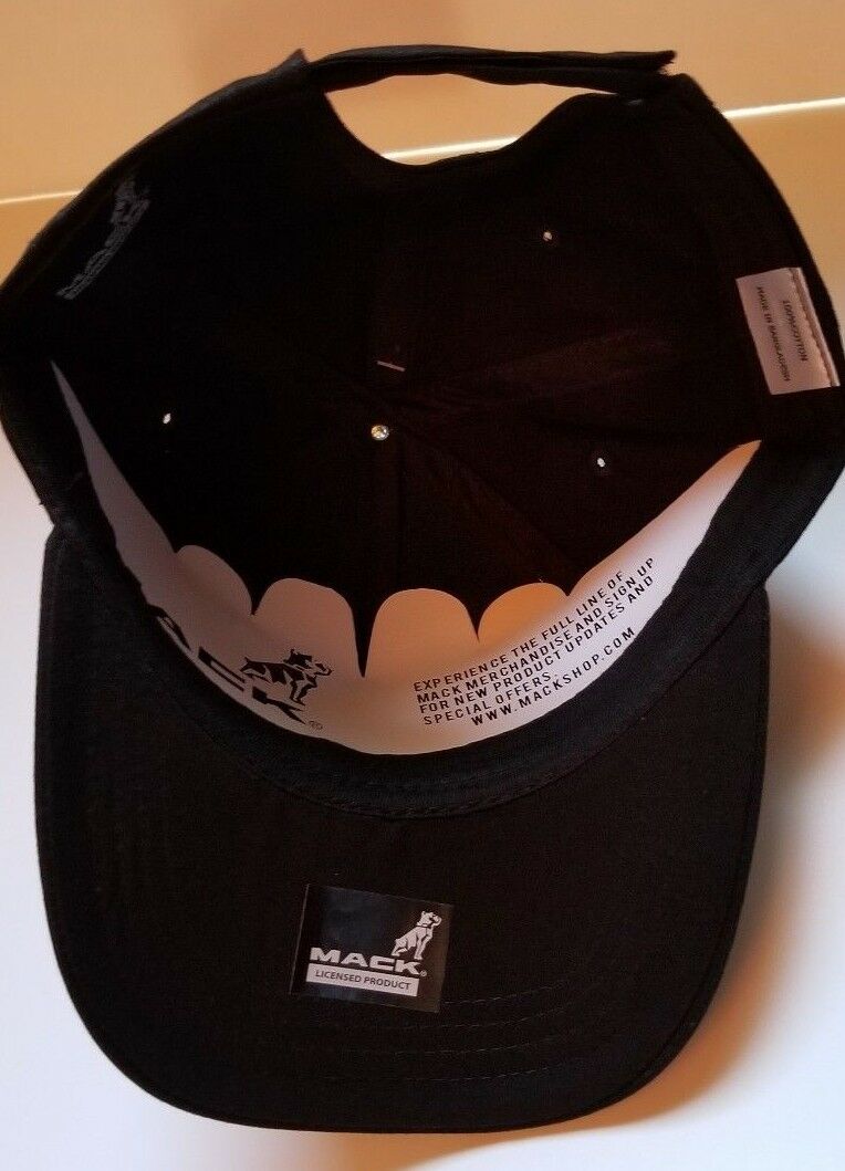 Mack Trucks Black Canvas  Baseball Cap