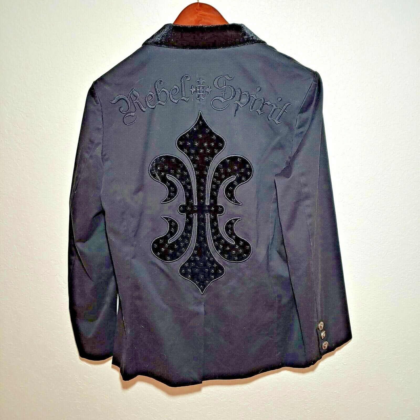 Rebel Spirit - A Royal Way of Life | Black Designer Suit Jacket