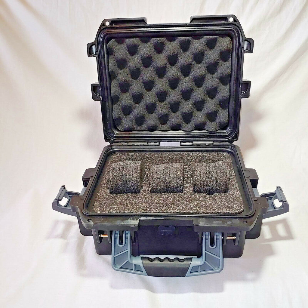 Invicta IG0097-SMIS-B 3 slot Black Plastic Watch Box Case