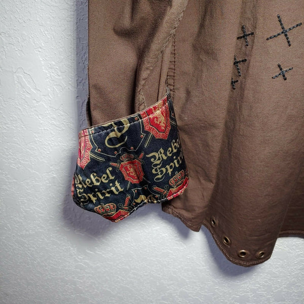 Rebel Spirit | Brown | King of Kings Shirt | Men's Medium