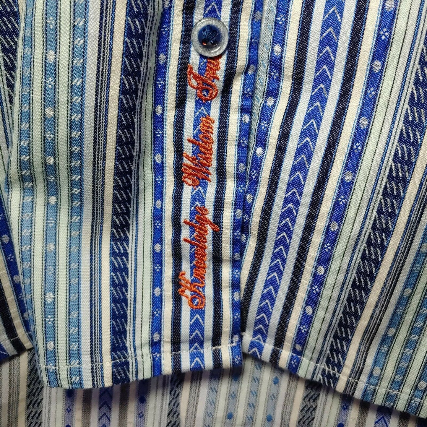 Robert Graham - Colorful Long Sleeve - Men's Medium Button Down Classic Fit