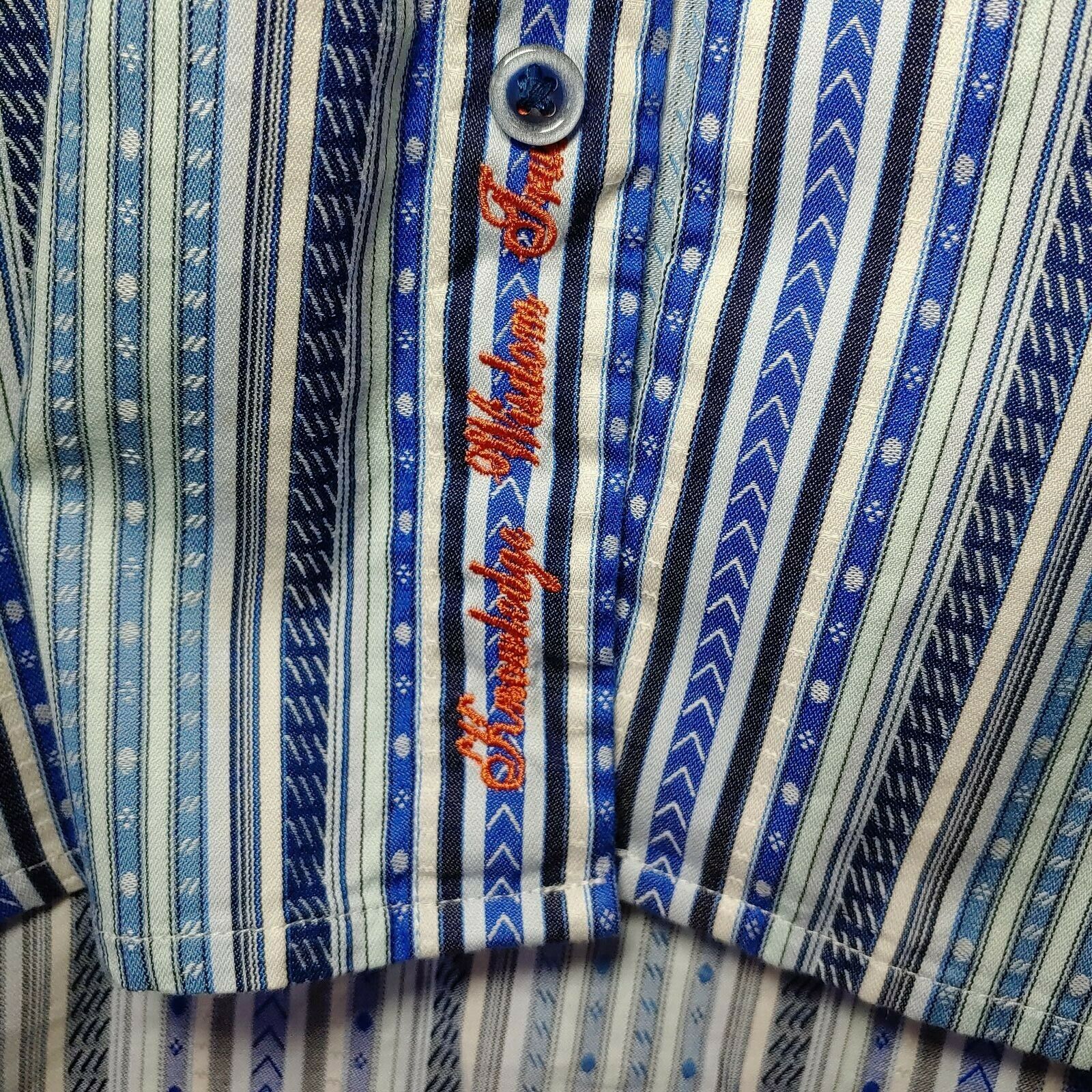 Robert Graham - Colorful Long Sleeve - Men's Medium Button Down Classic Fit