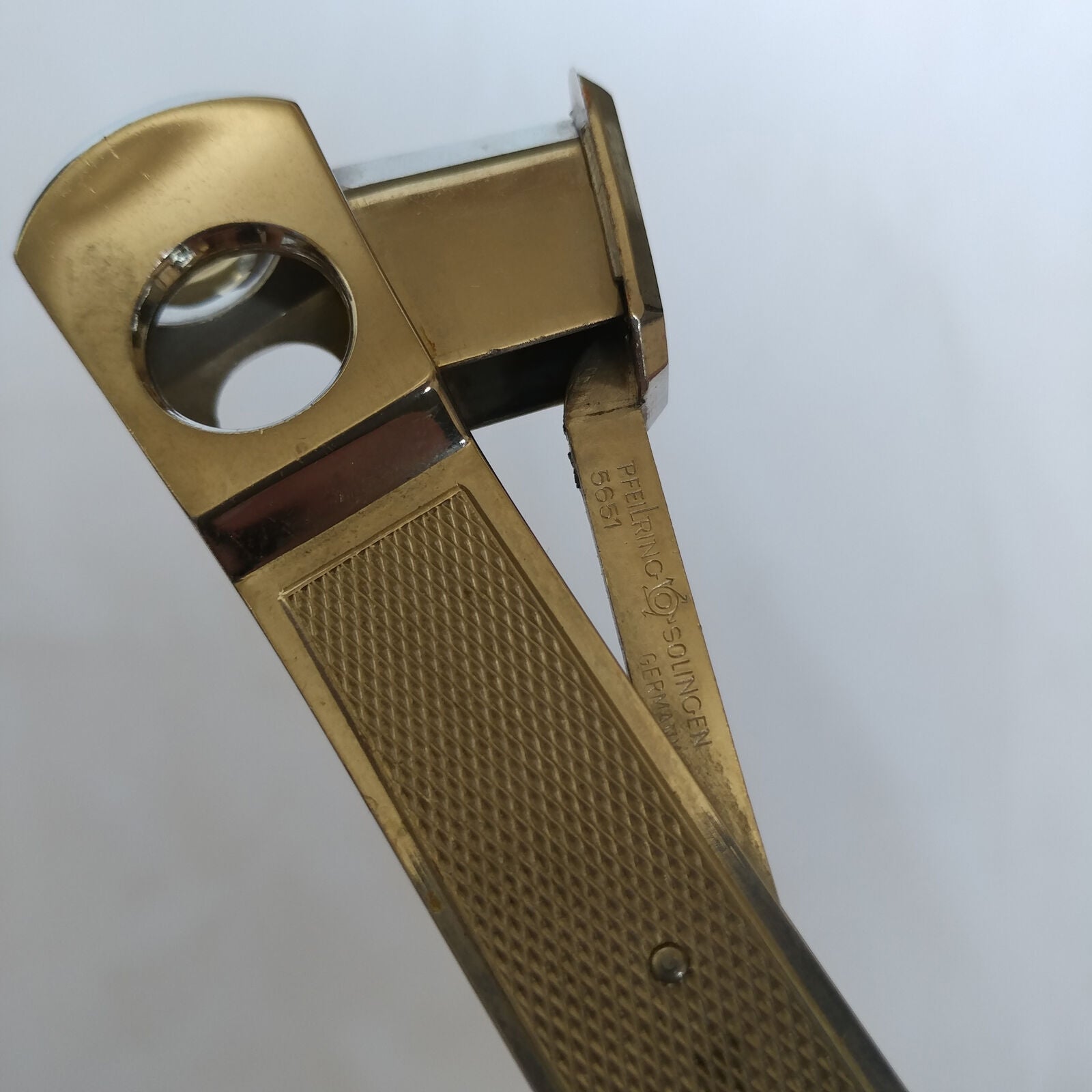 Vintage Cigar Cutter/Punch w/Box Opener and Metal Handle
